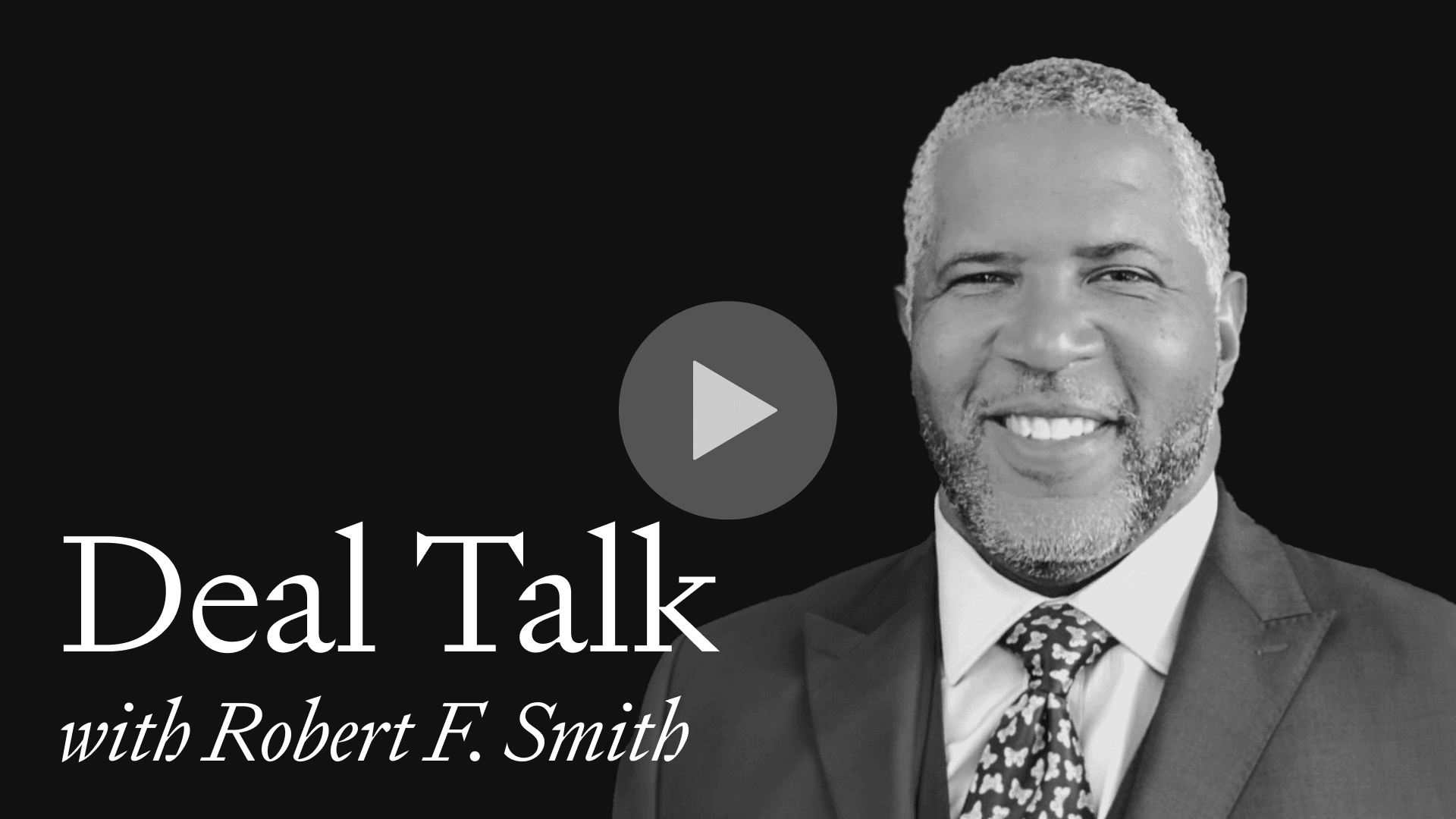 Robert F. Smith, Founder, Chairman and CEO of Vista: Emerging technologies are creating opportunities for software investors