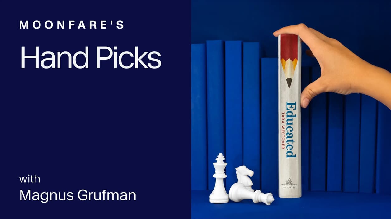 Five books (and more) that inspire Magnus Grufman, Moonfare’s COO