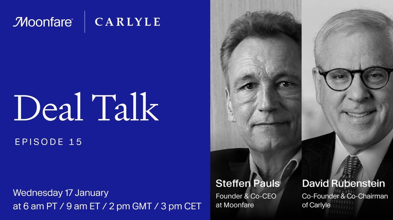 Join our next Deal Talk webinar featuring the iconic David Rubenstein