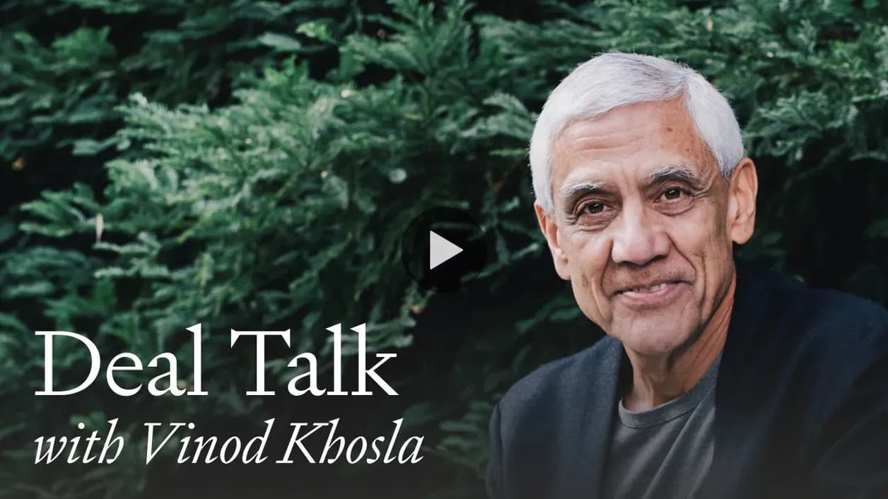 Vinod Khosla: "I don’t mind failing, but when we succeed it has to be worth it"