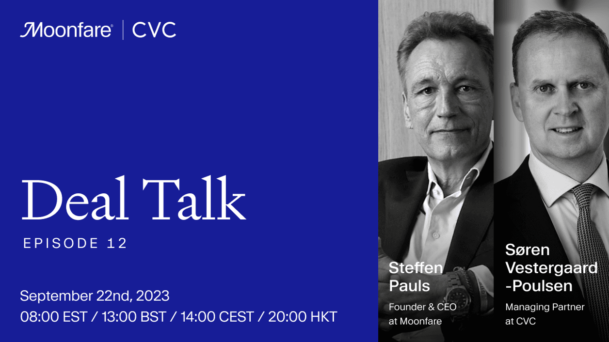Sign up for Deal Talk with Søren Vestergaard-Poulsen, Managing Partner at CVC